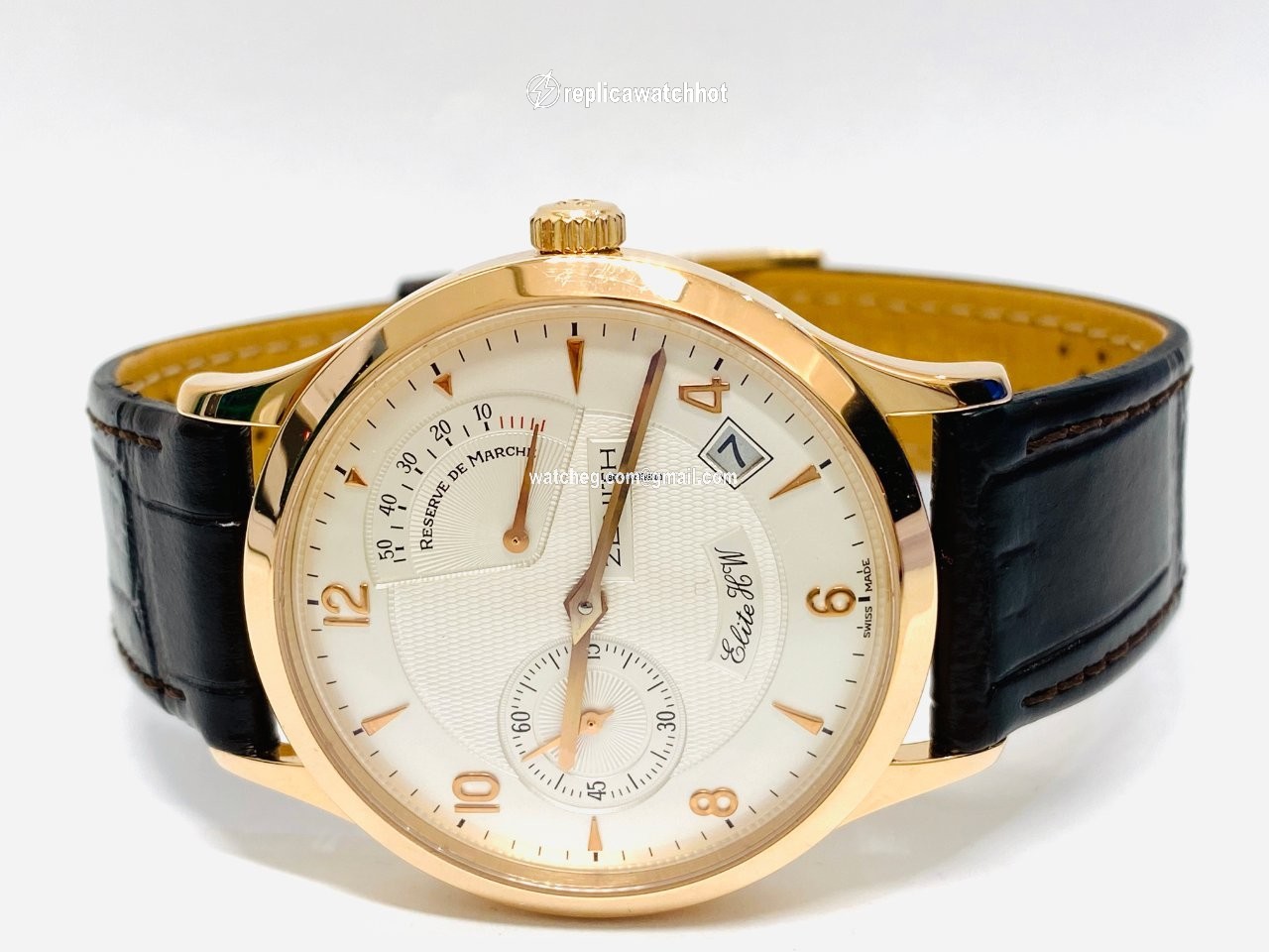 Zenith Elite Mens watch Unisex Manual winding Rose gold 17.1125.655 2