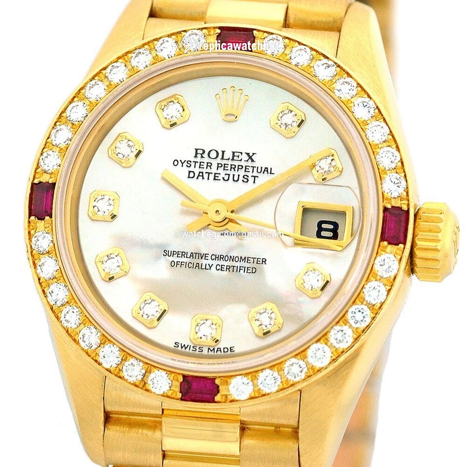Rolex Lady-Datejust Womens watch Yellow gold Automatic 79068 2