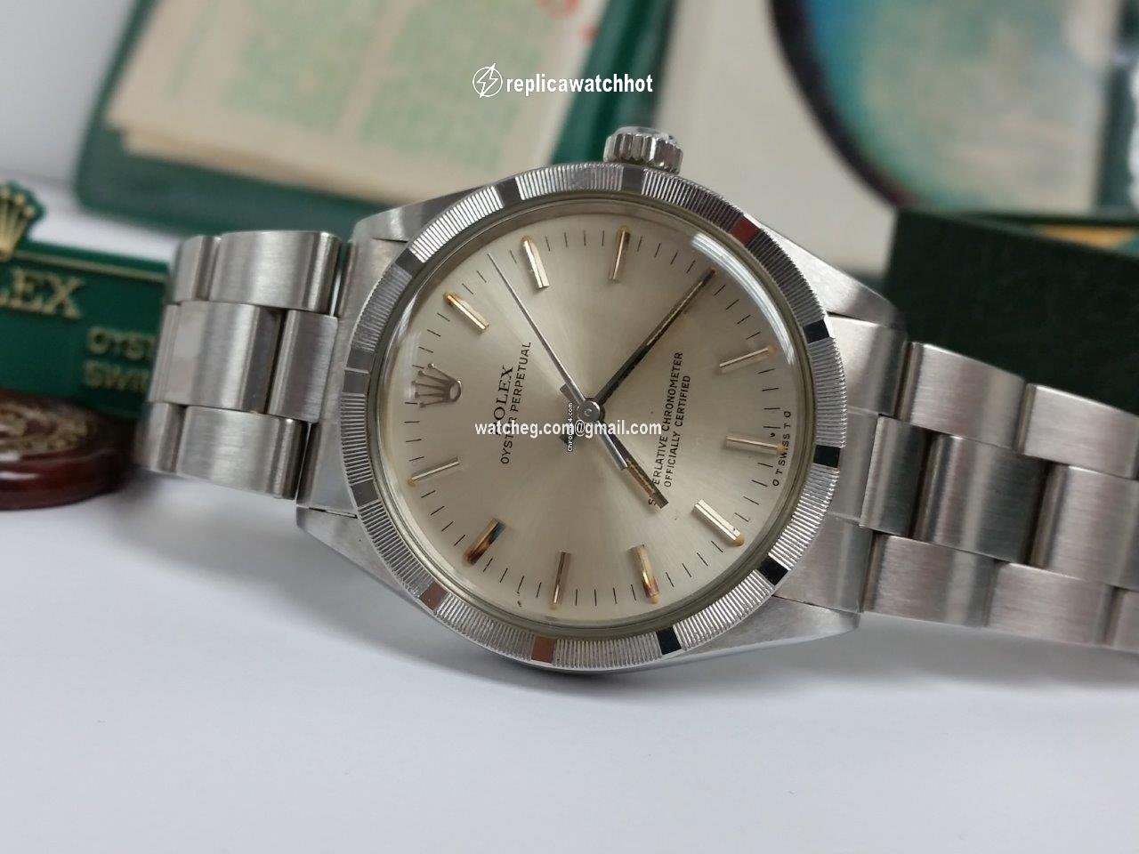 Rolex Oyster Perpetual 34 Mens watch Unisex Steel Automatic 1007 2