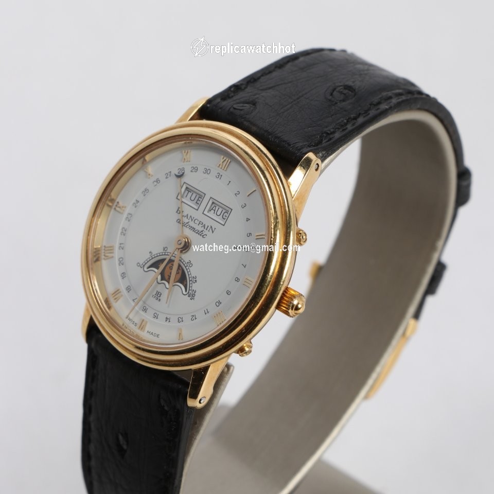Blancpain Villeret Moonphase Womens watch Automatic Yellow gold 6595-1141-55 2