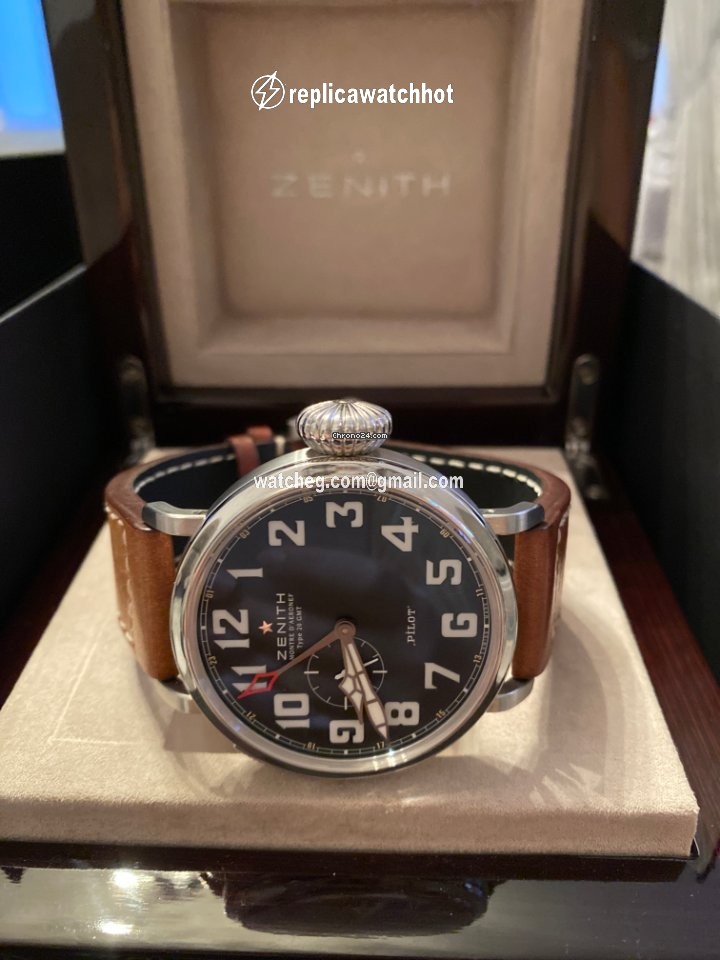 Zenith Pilot Type 20 GMT Mens watch Unisex Automatic Steel 03.2430.693 21.C723 2