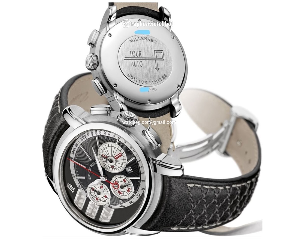 Audemars Piguet Millenary Chronograph Mens watch Unisex Automatic Steel 26142ST.OO.D001VE.01 2