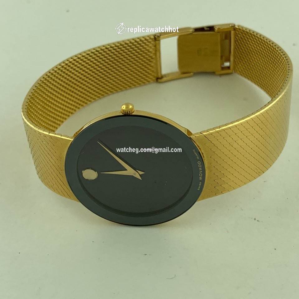 Movado Museum Quartz Yellow gold Movado 18K Yellow Gold Museum Dial Model 40-40-882 Watch 2