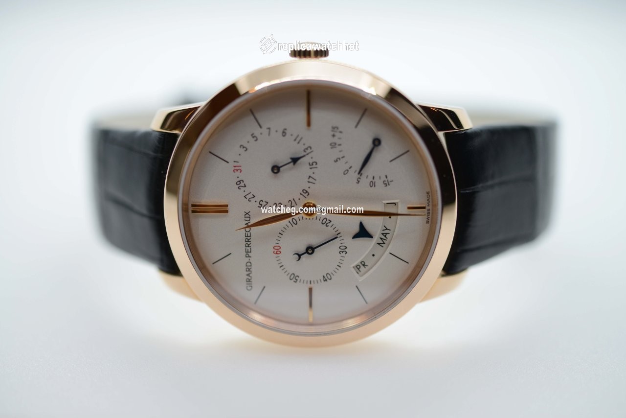 Girard Perregaux 1966 Mens watch Unisex Automatic Rose gold 49538-52-131-BK6A 2