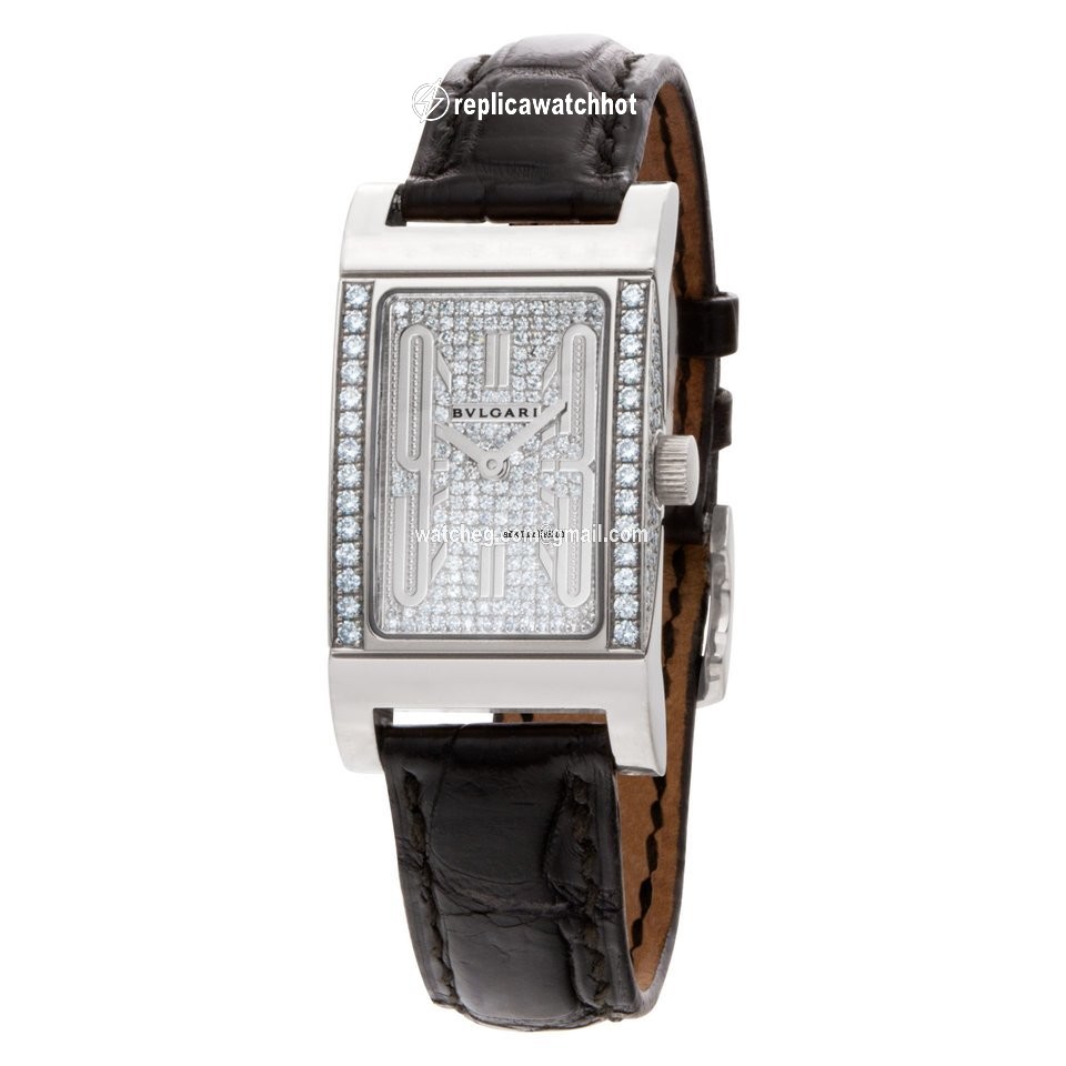 Bulgari Rettangolo Quartz White gold RT W39 G 2