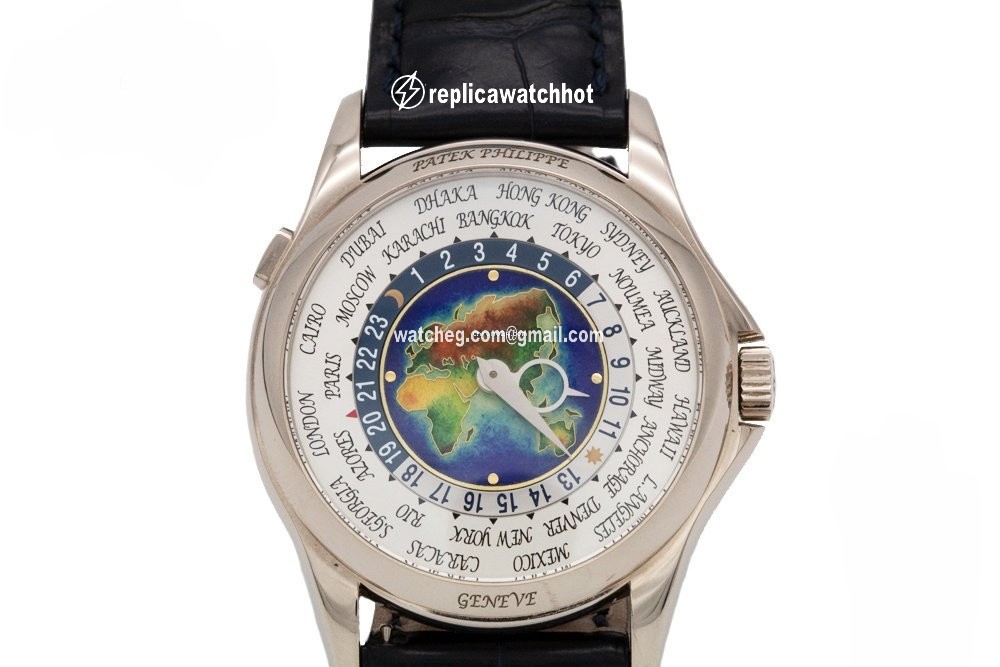 Patek Philippe World Time Mens watch Unisex Automatic White gold 5131G-001 2