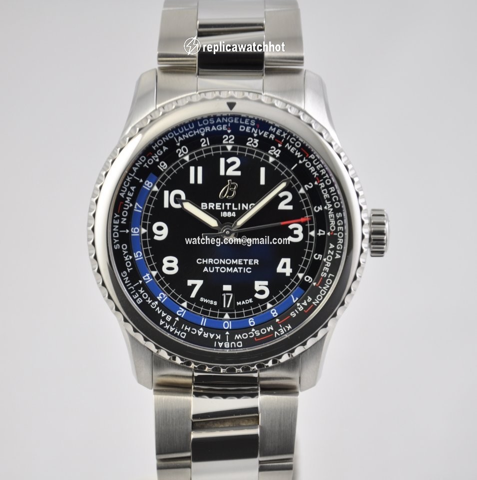 Breitling Aviator 8 Mens watch Unisex Automatic Steel AB3521U41B1A1 2