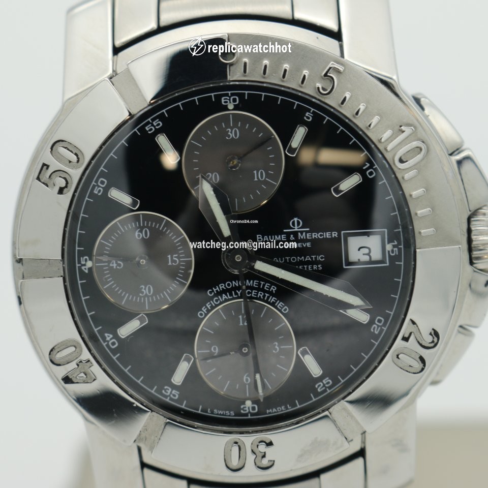 Baume & Mercier Capeland Mens watch Unisex Automatic Steel 65352 Baume & Mercier Capeland chronograph 2