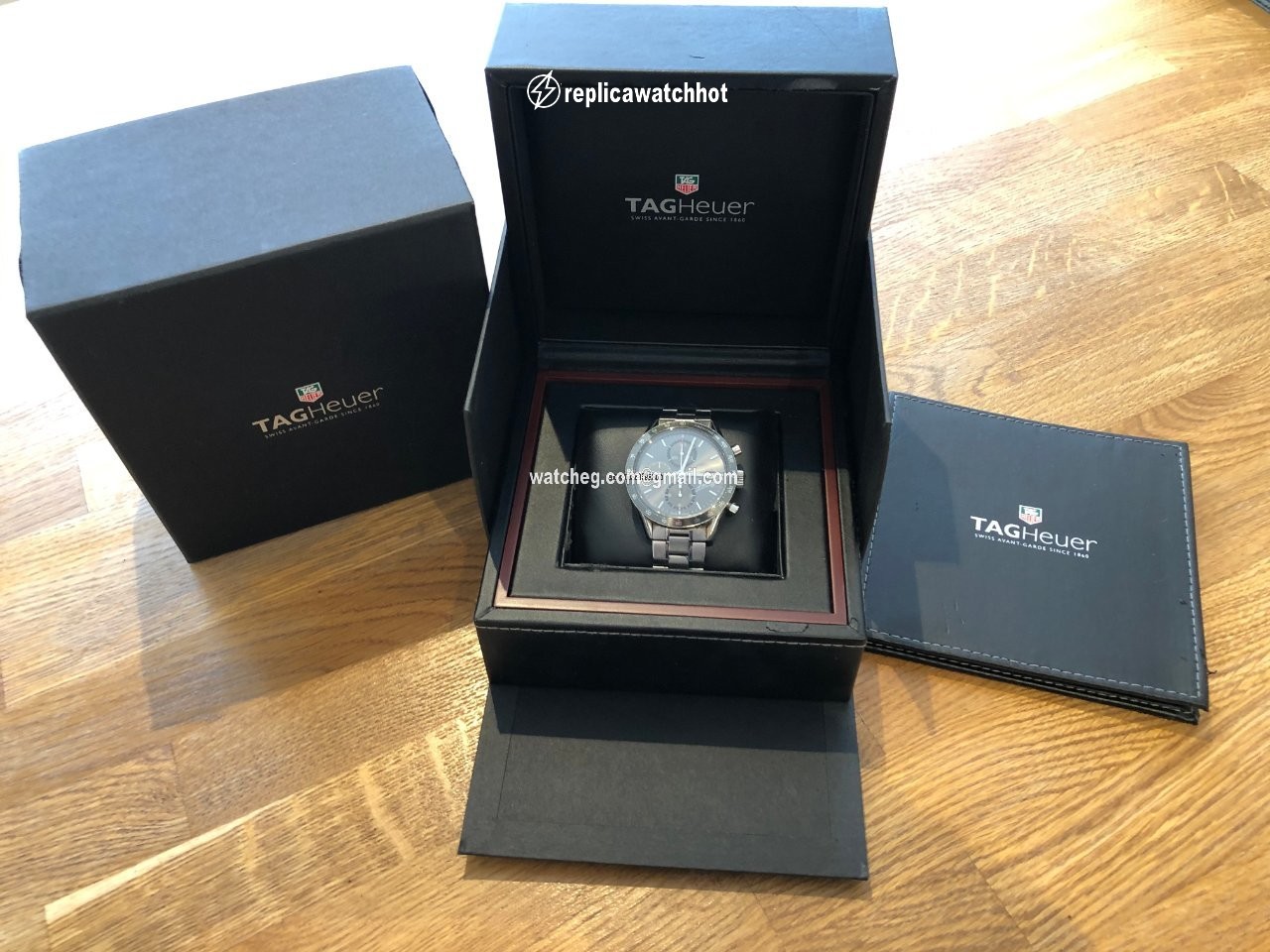 TAG Heuer Carrera Calibre 16 Mens watch Unisex Automatic Steel CV201C.FT6007 2