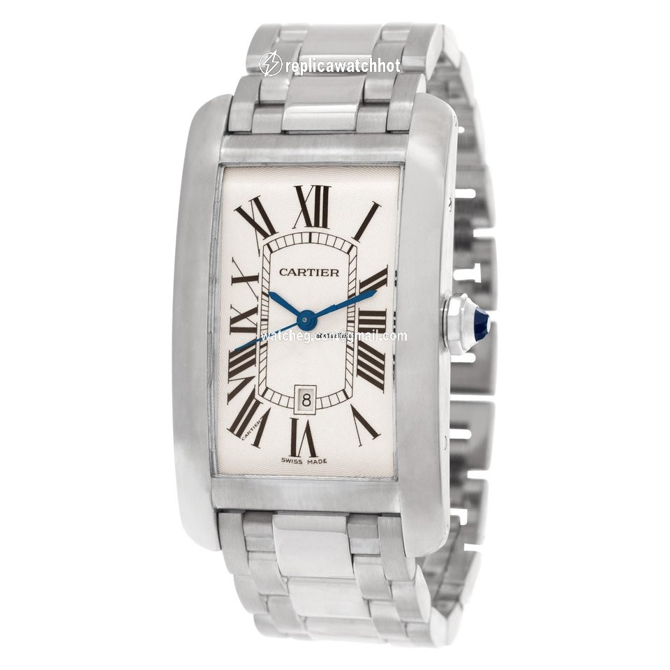 Cartier Tank Americaine Mens watch Unisex Automatic White gold W2605511 2