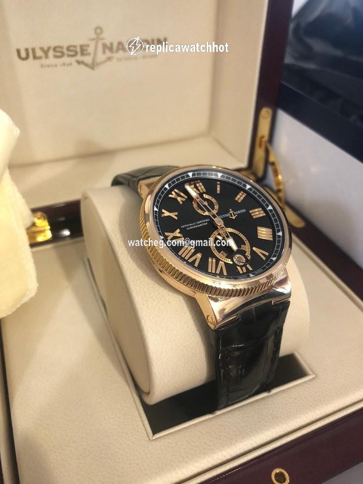 Ulysse Nardin Marine Chronometer Manufacture Mens watch Unisex Automatic Rose gold 1186-122 42 2