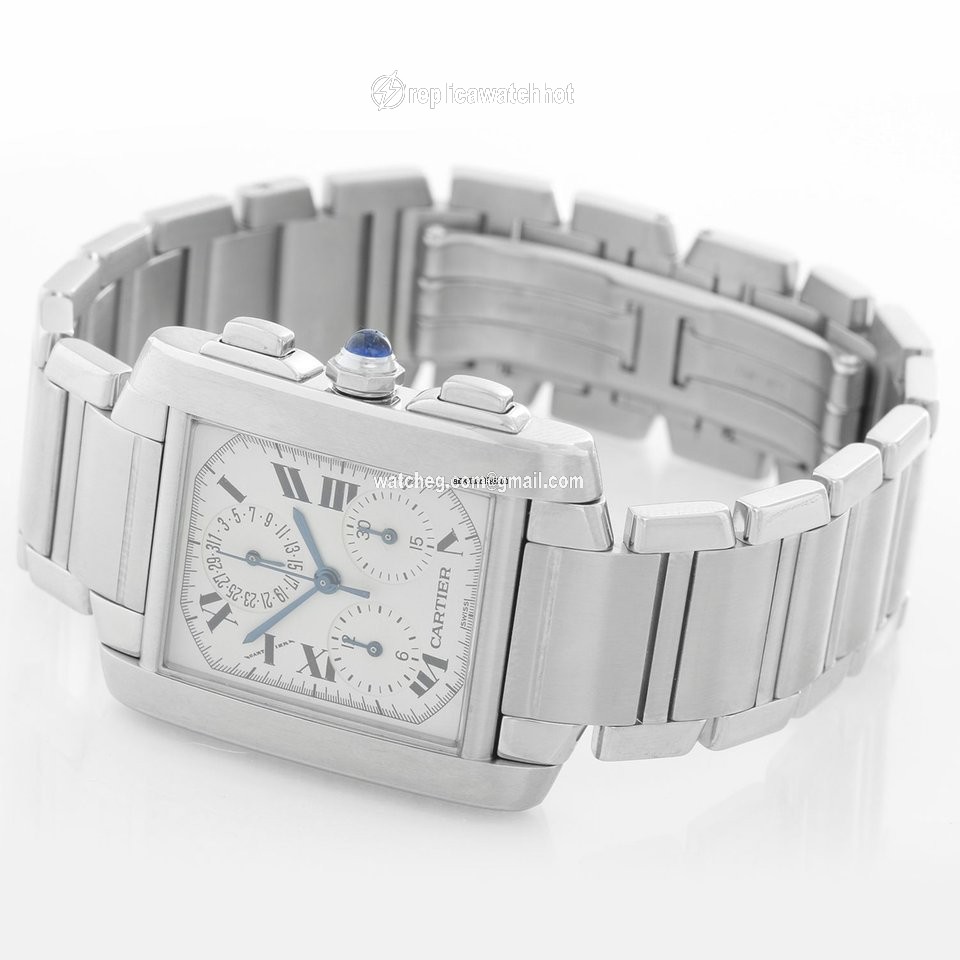 Cartier Tank Francaise Mens watch Unisex Quartz Steel W51001Q3 2303 2