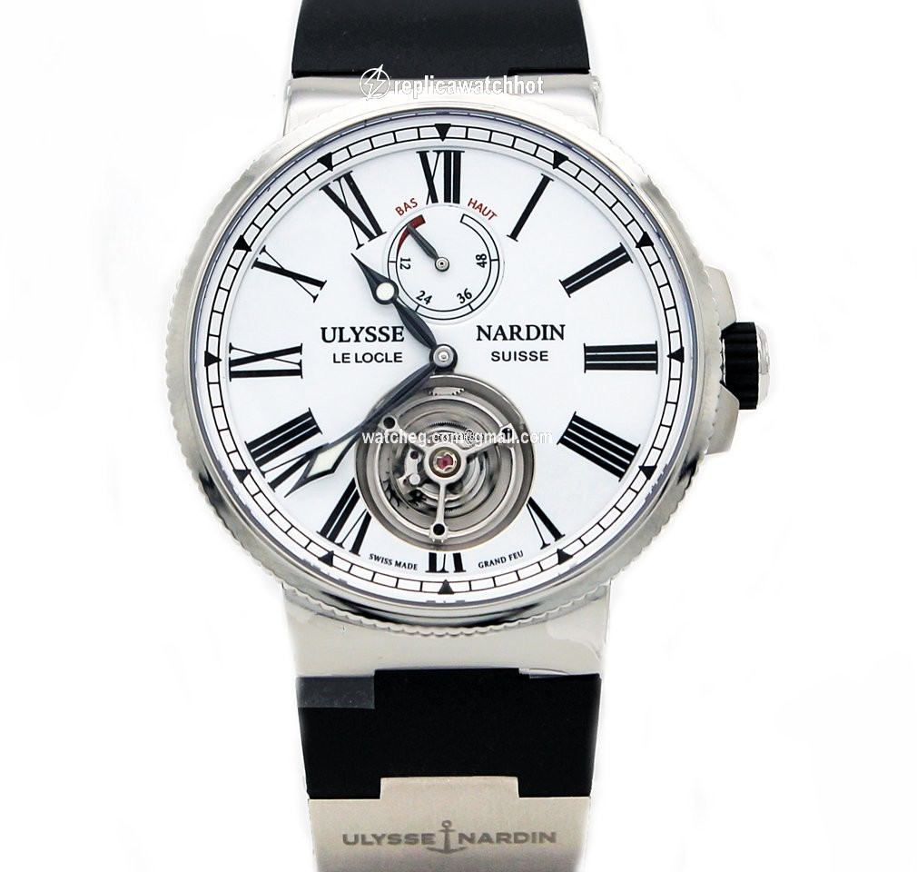 Ulysse Nardin Marine Tourbillon Mens watch Unisex Automatic Steel 1283-181-3 E0 2