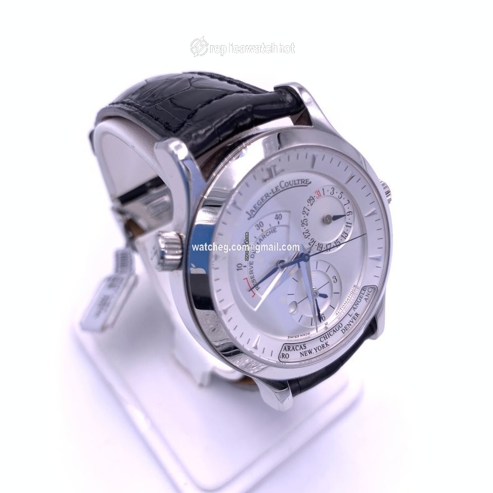 Jaeger-LeCoultre Master Geographic Automatic Steel Jaeger Le Coultre Master Geographic 142.8.92 Watch 2