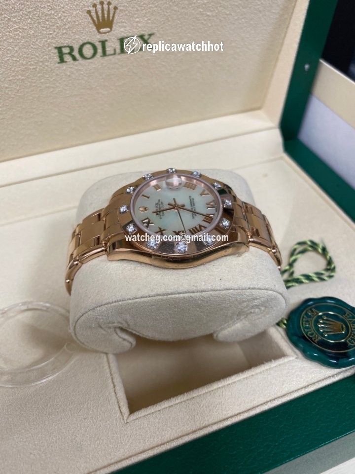 Rolex Lady-Datejust Pearlmaster Womens watch Rose gold Automatic 81315 2