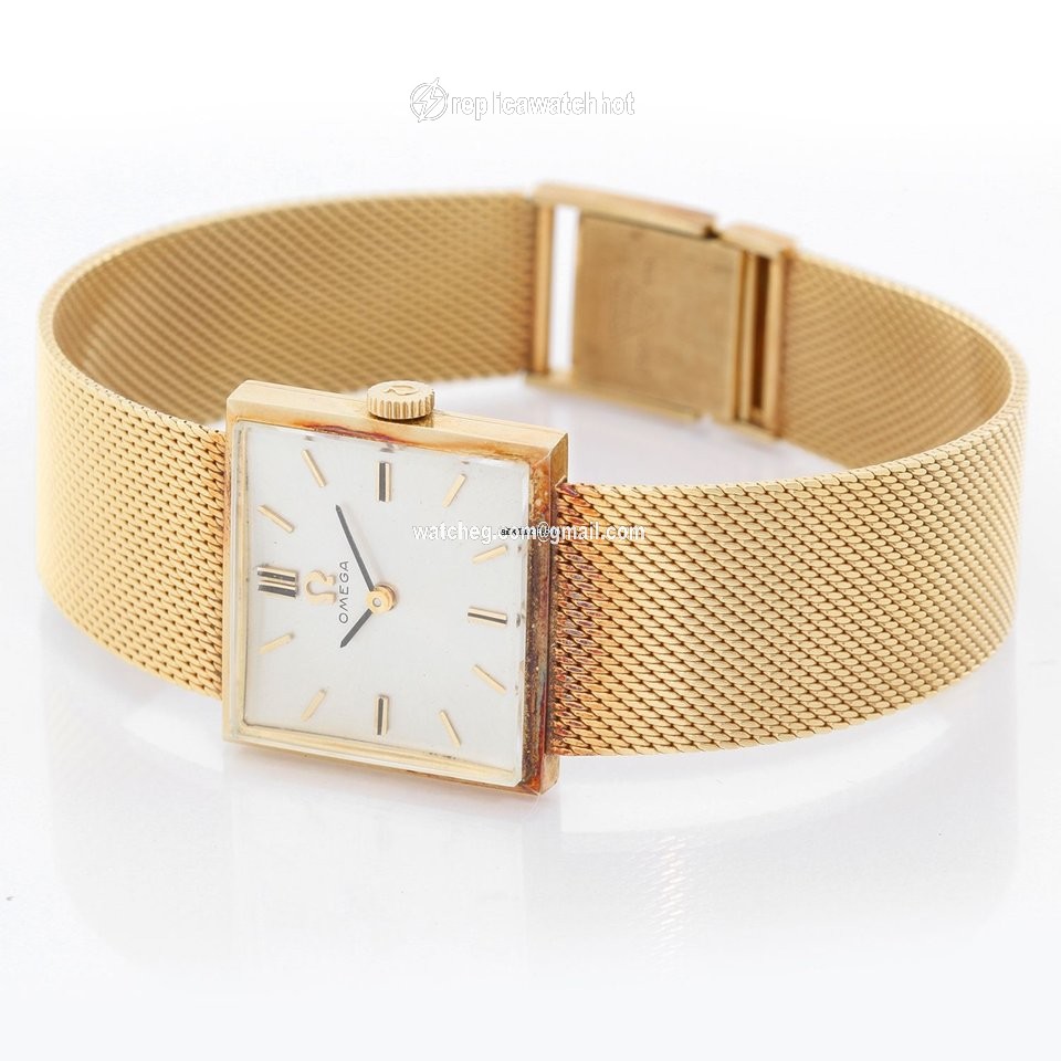 Omega Womens watch Yellow gold D6665 2