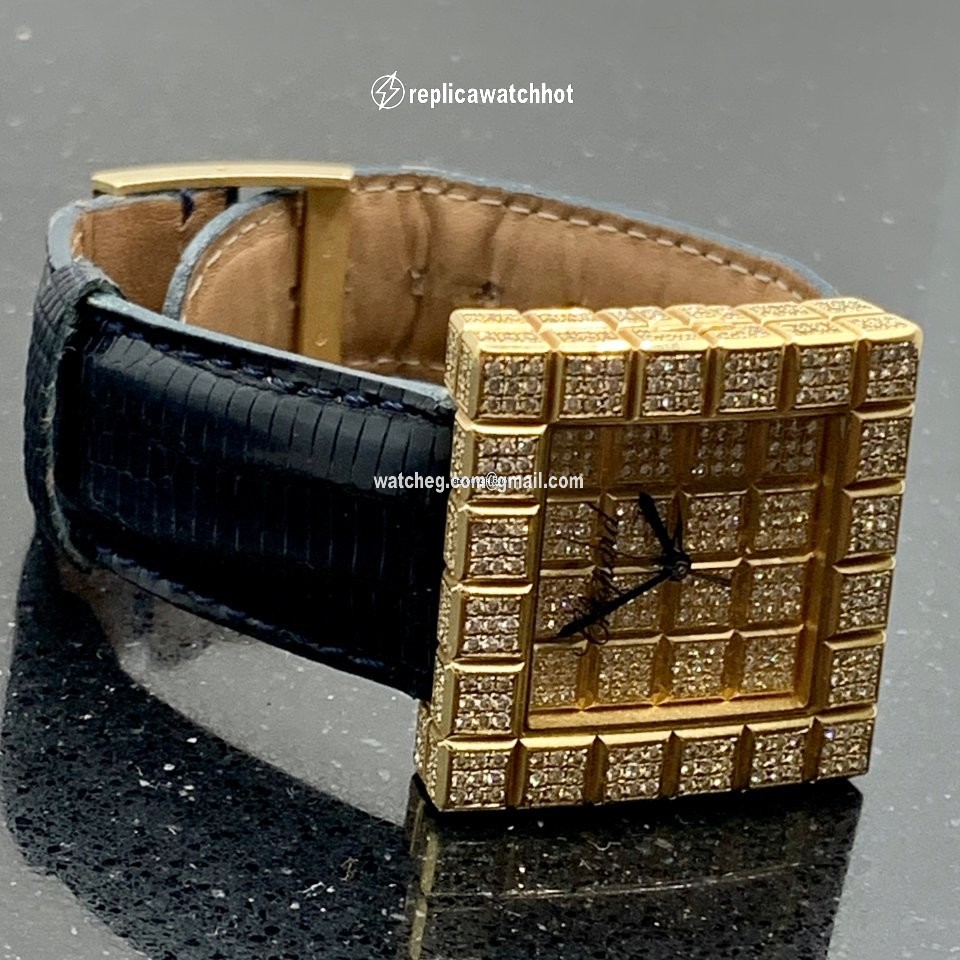 Chopard Ice Cube Mens watch Unisex Quartz Yellow gold 12 7407 2