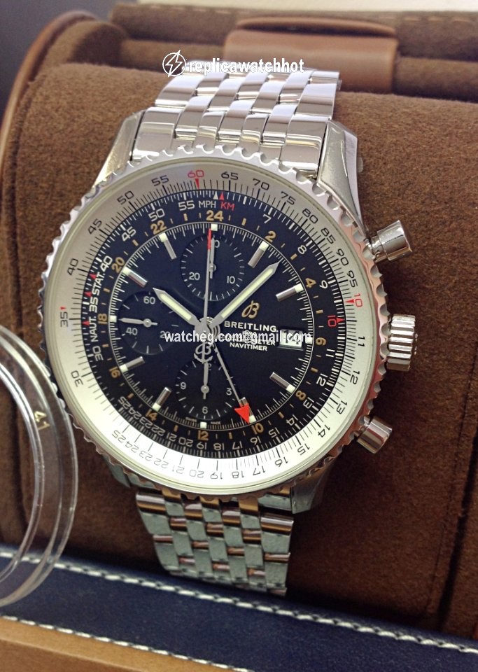 Breitling Navitimer GMT Mens watch Unisex Automatic Steel A24322121B2A1 2