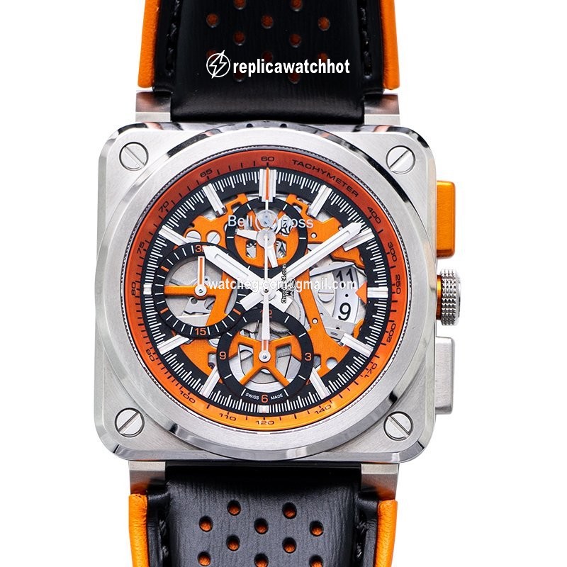 Bell & Ross BR 03-94 Chronographe Mens watch Unisex Automatic Steel BR0394-SC-ORA SCA 2