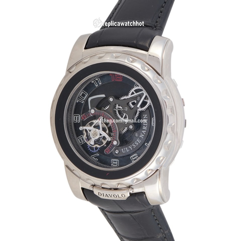 Ulysse Nardin Freak Mens watch Unisex Manual winding White gold 2080-115 2