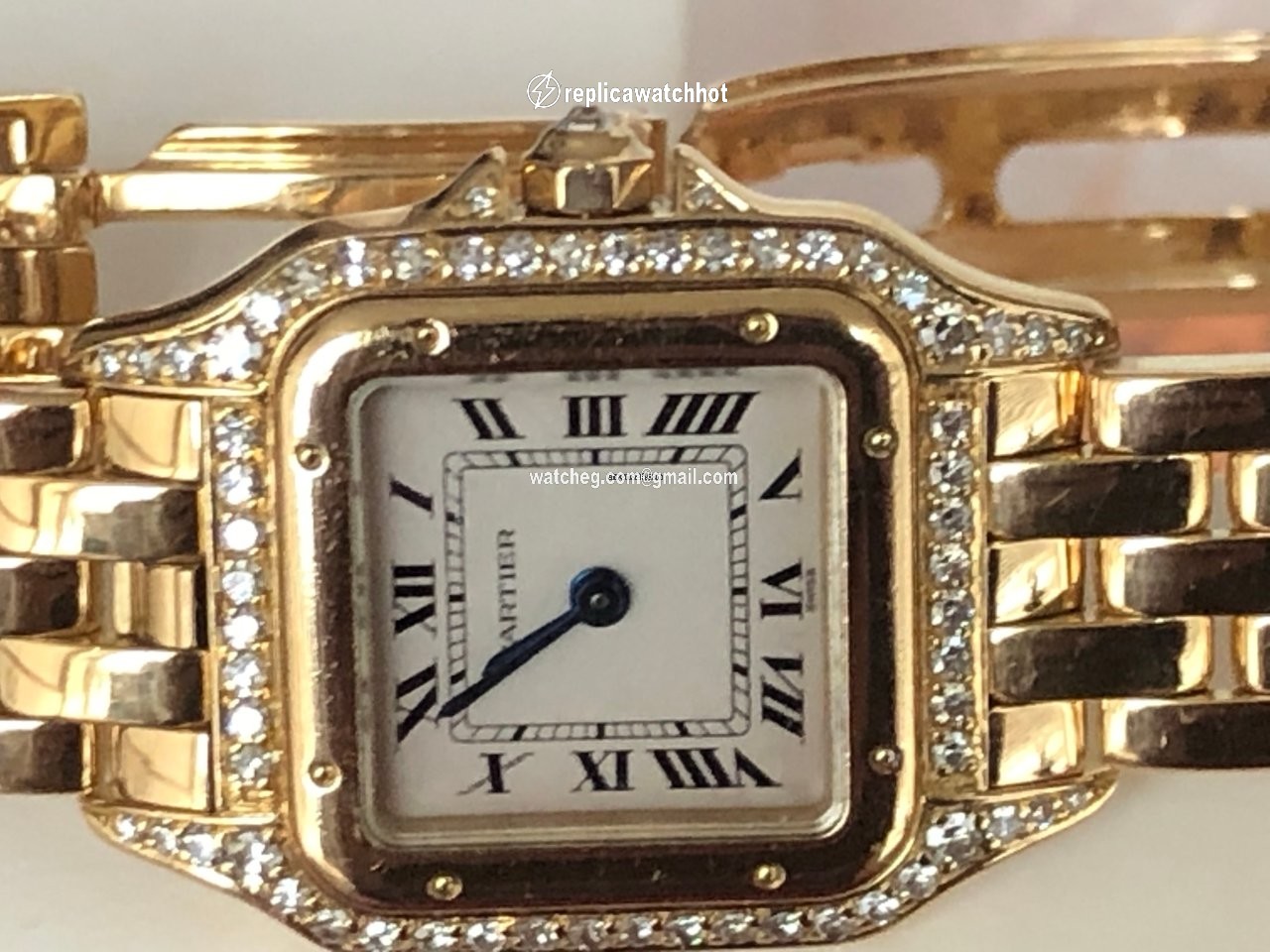 Cartier Panthere Womens watch Quartz Yellow gold 866919 2