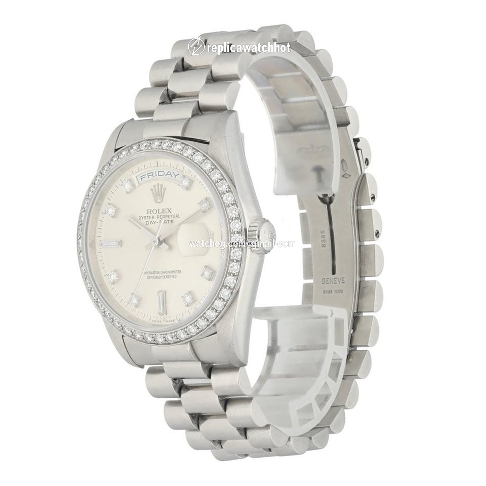 Rolex Day-Date 36 Mens watch Unisex Platinum Automatic 18346 2