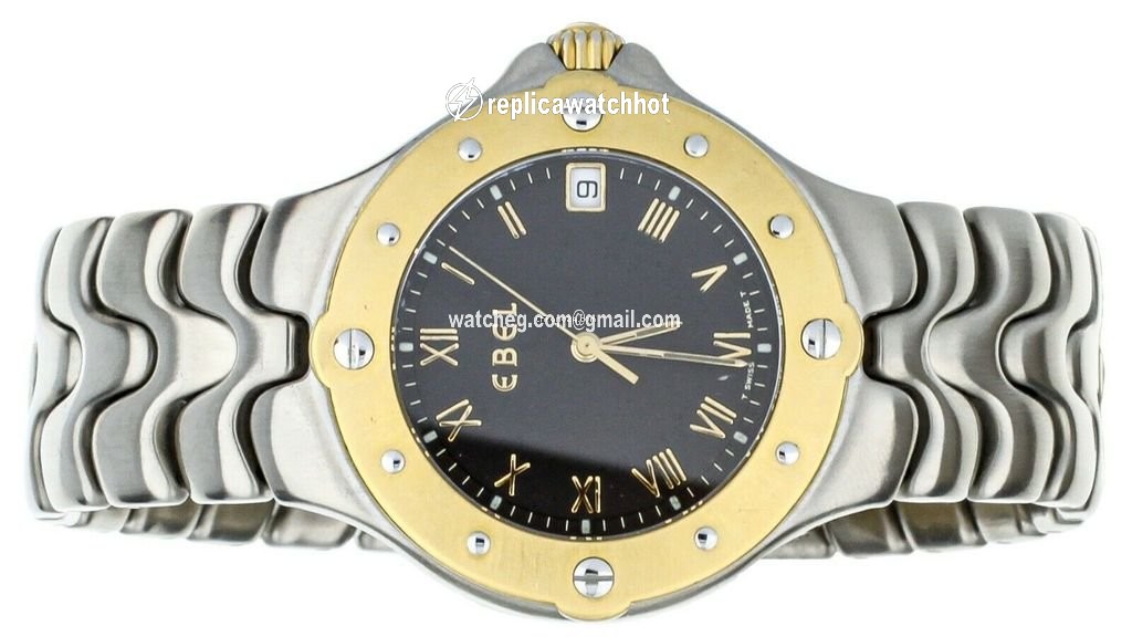 Ebel Sportwave Mens watch Unisex Quartz Gold Steel 6187631 2