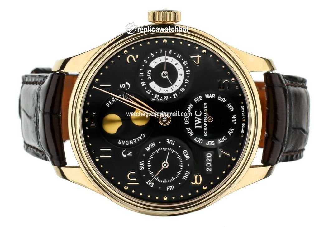 IWC Portuguese Perpetual Calendar Mens watch Unisex Automatic Rose gold IW502119 2