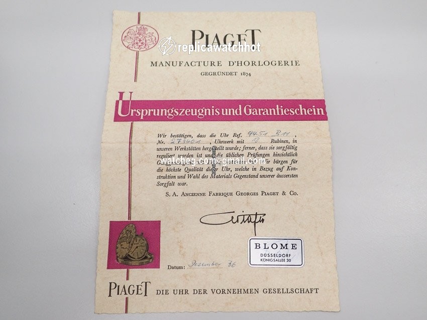 Piaget Womens watch Manual winding Yellow gold 9451 B11 2
