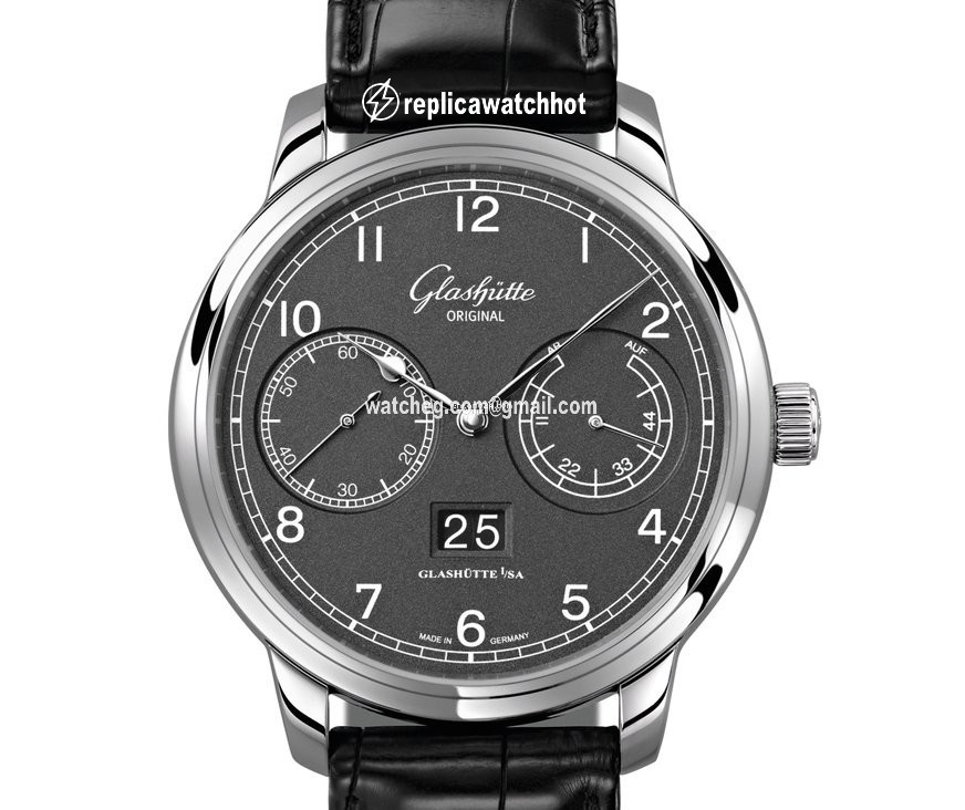 Glashtte Original Senator Observer Mens watch Unisex Automatic Steel 100-14-02-02-04 2