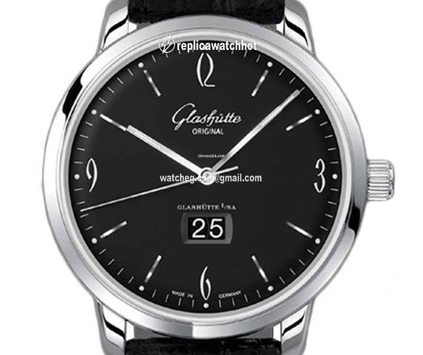 Glashtte Original Sixties Panorama Date Mens watch Unisex Automatic Steel 39-47-03-02-04 2