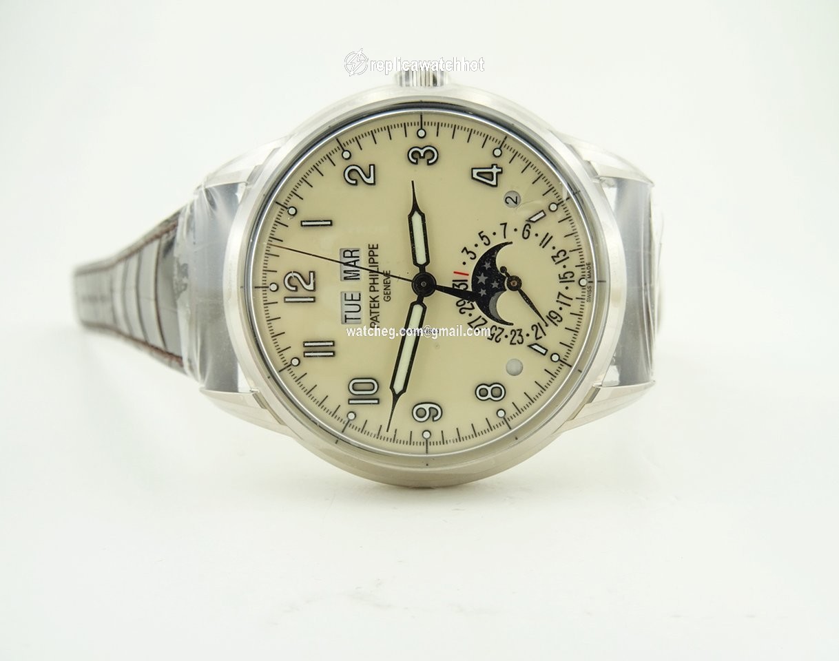 Patek Philippe Perpetual Calendar Mens watch Unisex Automatic White gold 5320G-001 2