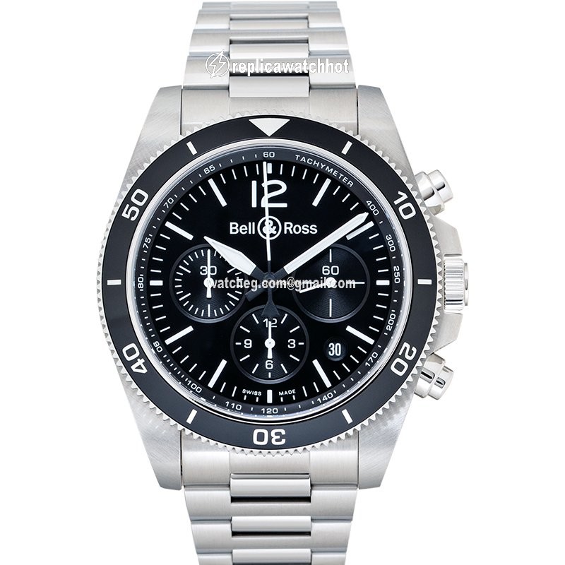 Bell & Ross BR V3 Mens watch Unisex Automatic Steel BRV394-BL-ST SST 2