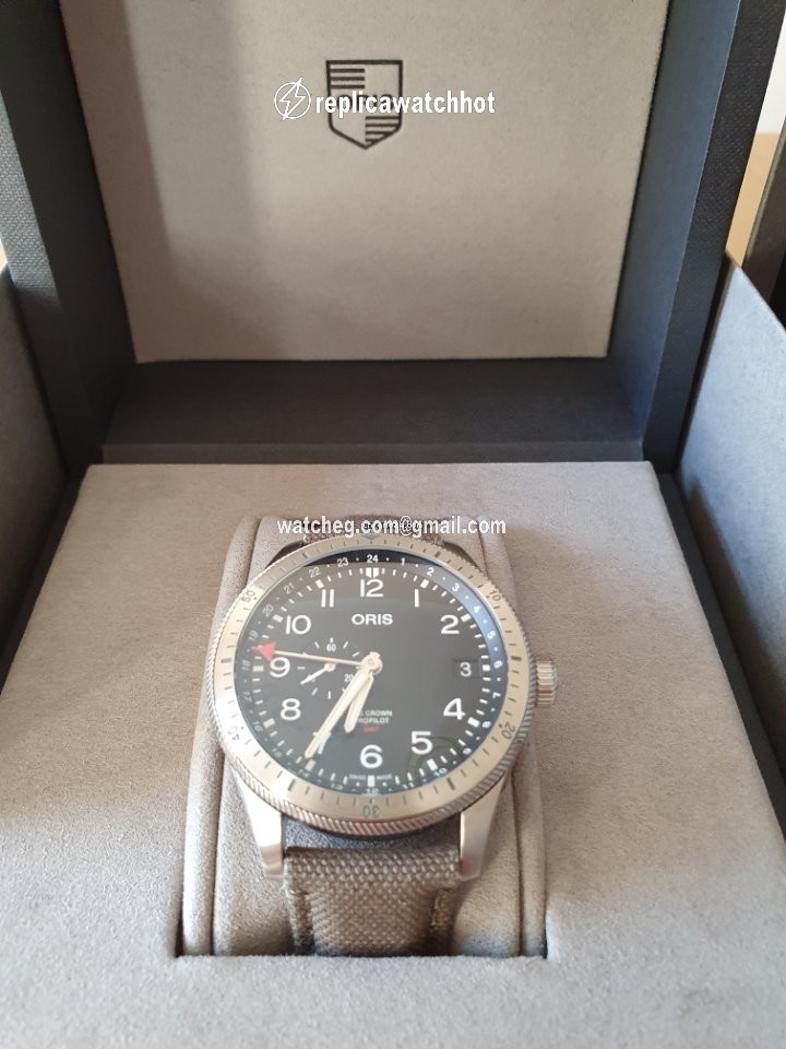 Oris Big Crown ProPilot GMT Mens watch Unisex Automatic Steel 01 748 7756 4064-07 3 22 02LC 2