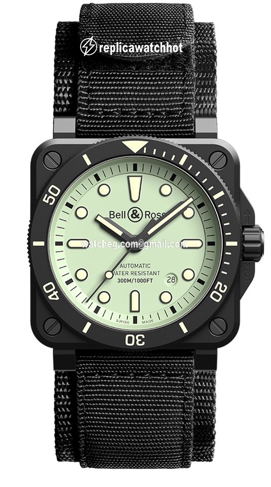 Bell & Ross BR 03 Mens watch Unisex Automatic Ceramic BR0392-D-C5-CE SRB 2