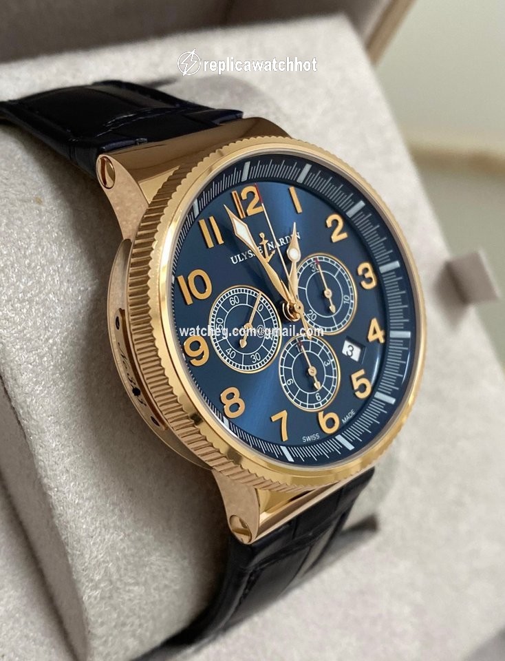 Ulysse Nardin Marine Chronograph Mens watch Unisex Automatic Rose gold 1506-150 63 2