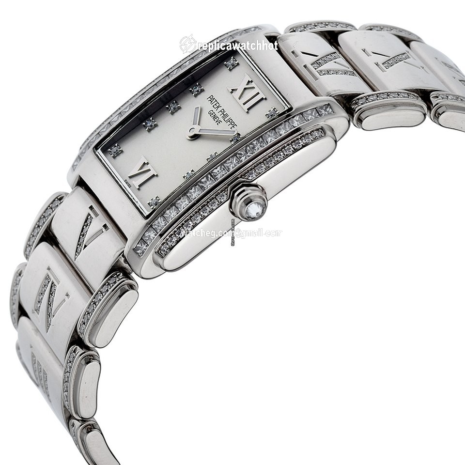 Patek Philippe Twenty~4 Womens watch Quartz White gold 4910 41G 2