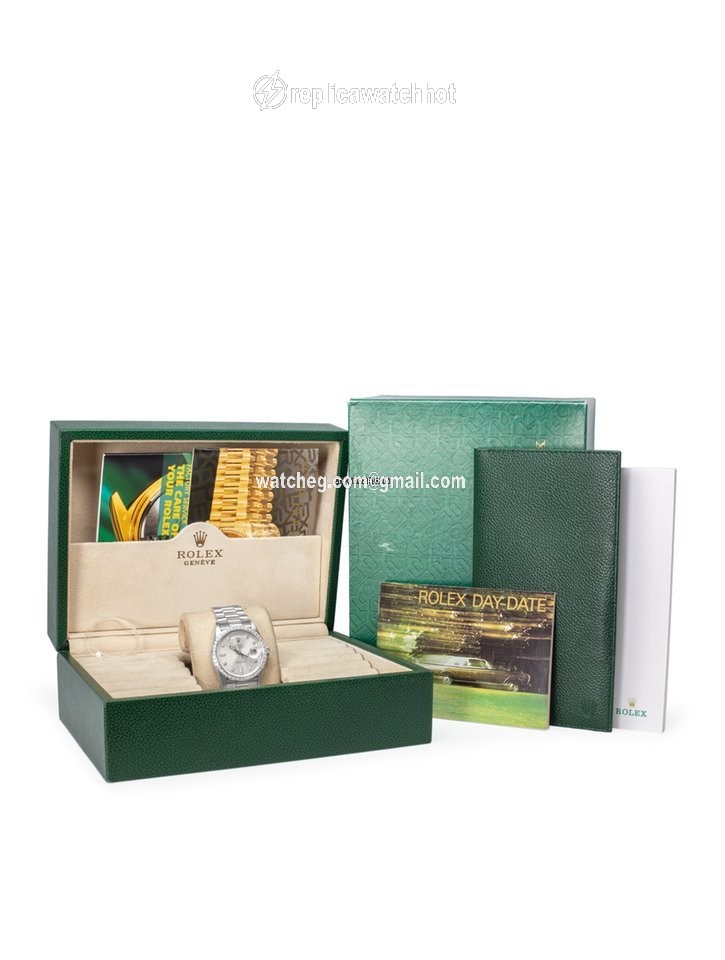Rolex Day-Date 36 Mens watch Unisex White gold Automatic 18349 2