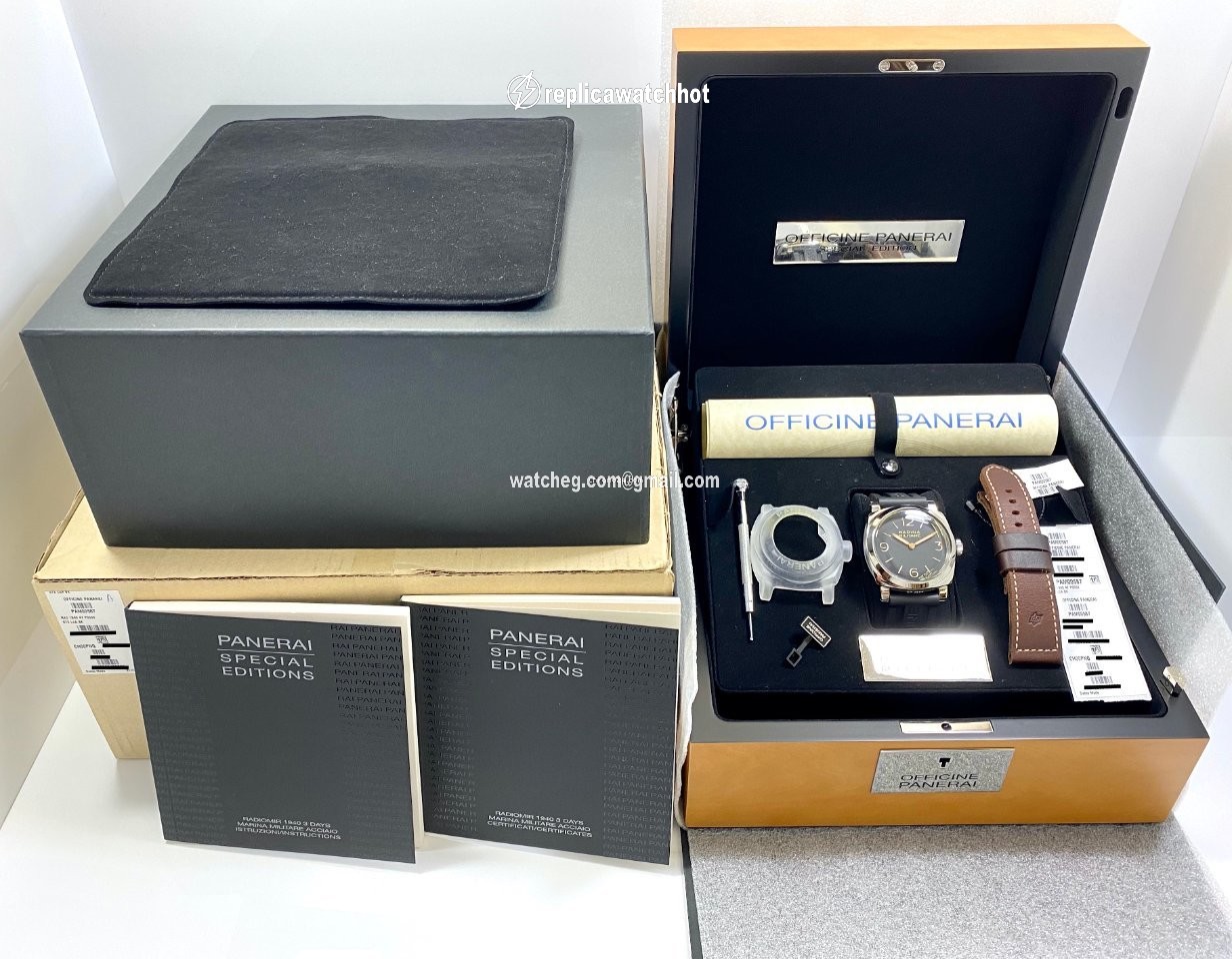 Panerai Special Editions Mens watch Unisex Manual winding Steel PAM 00587 2