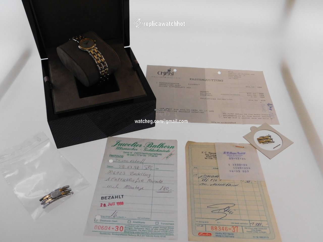 Movado Museum Womens watch Quartz Gold Steel 81-25-825 2