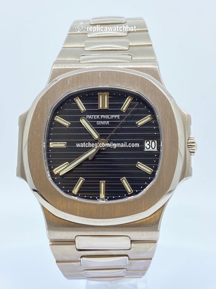 Patek Philippe Nautilus Mens watch Unisex Automatic White gold 3711 1G-001 2
