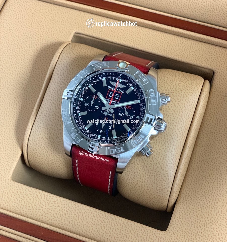 Breitling Blackbird Mens watch Unisex Automatic Steel A4436010 BB71-379A 2