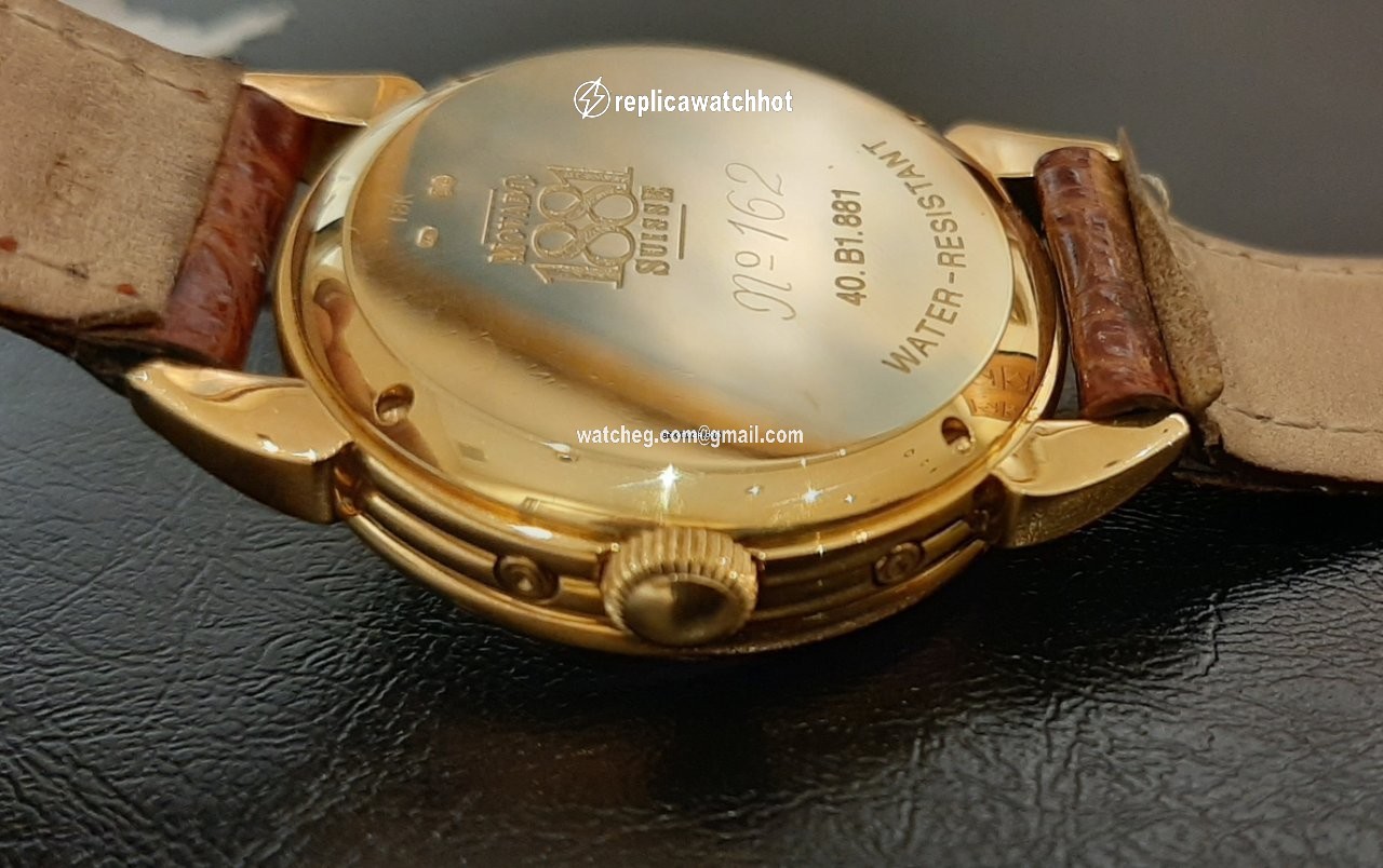 Movado Mens watch Unisex Automatic Yellow gold 40.B1.881 2