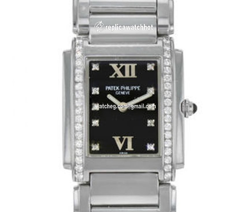 Patek Philippe Twenty~4 Womens watch Quartz Steel 4910 10a-001 2