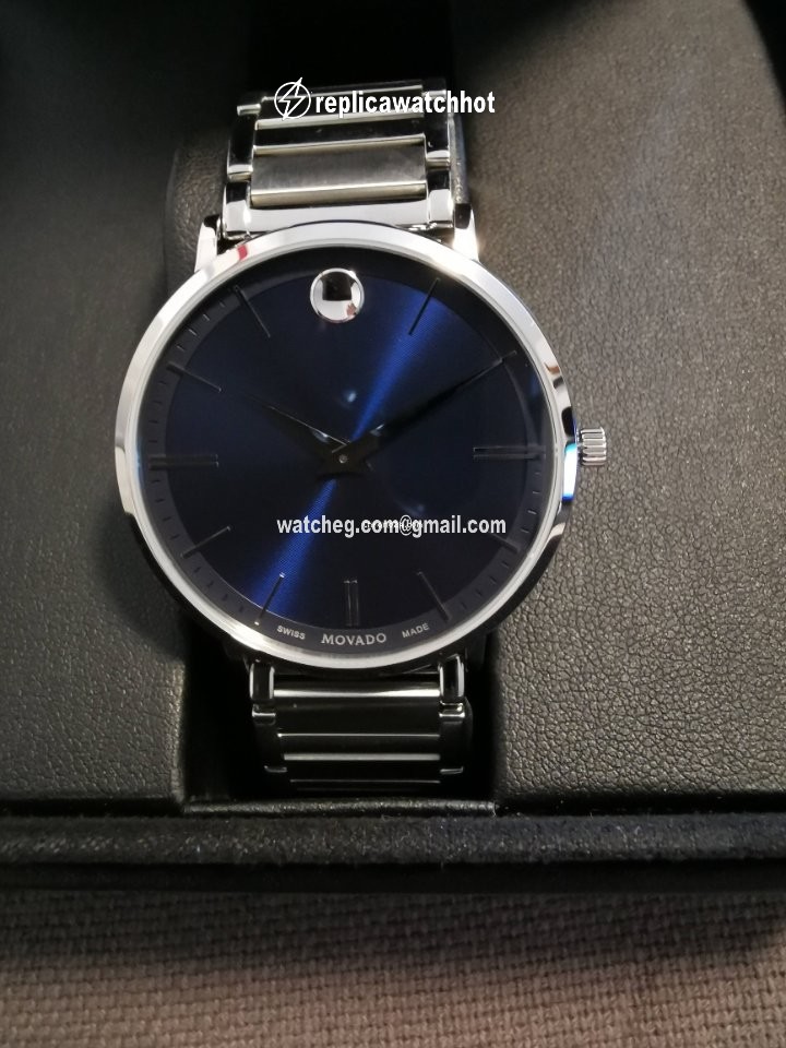 Movado Mens watch Unisex Quartz Steel 0607167 2
