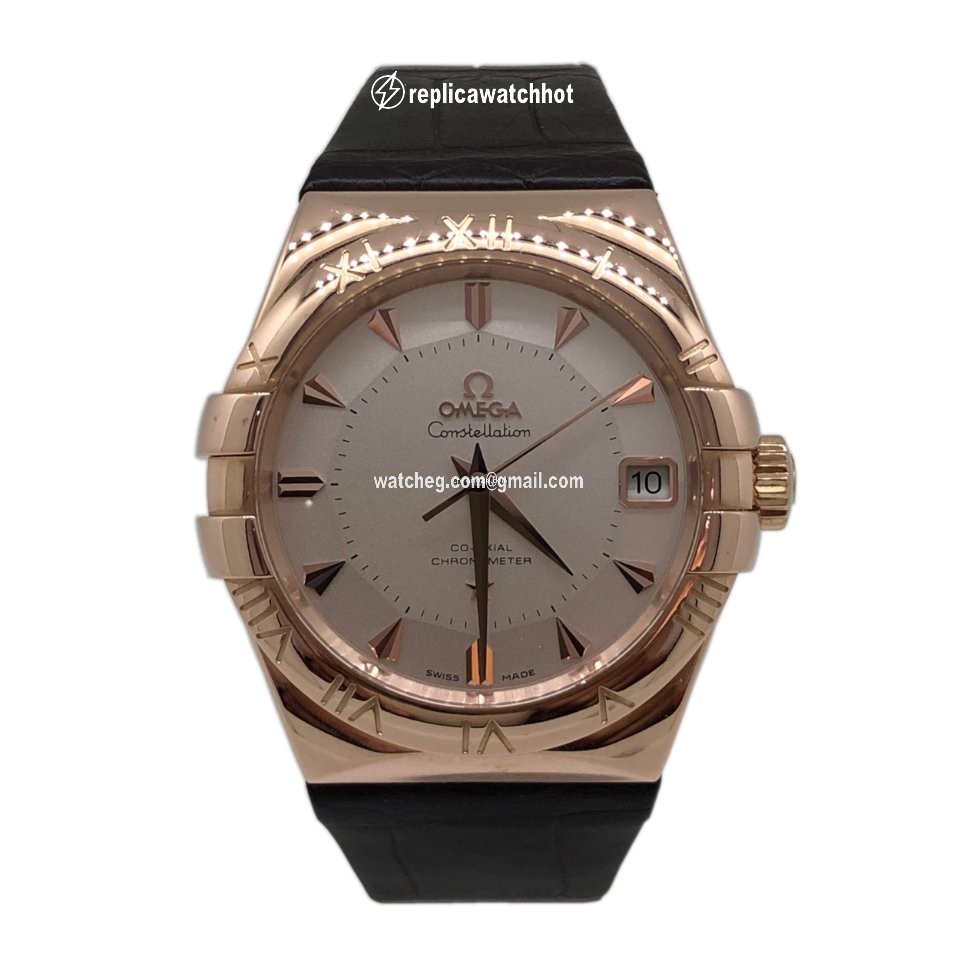Omega Constellation Men Mens watch Unisex Automatic Red gold 123.53.38.21.02.001 2
