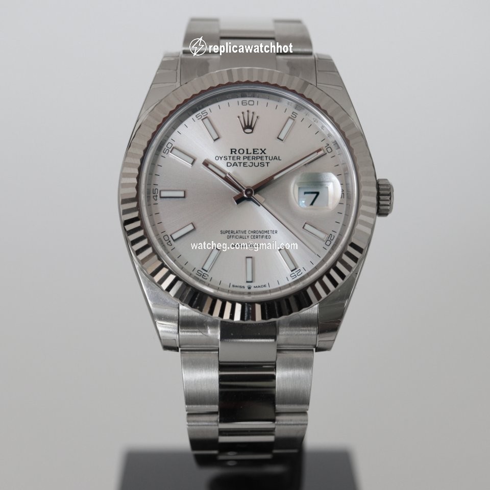 Rolex Datejust 41 Mens watch Unisex Gold Steel Automatic 126334-0003 2