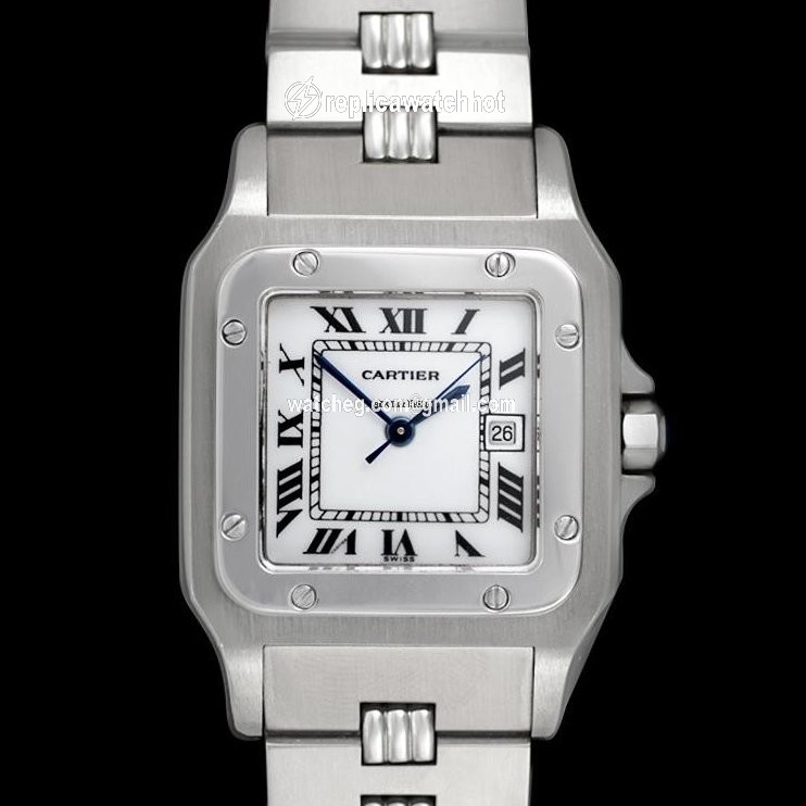 Cartier Santos Mens watch Unisex Automatic Steel 7880 2