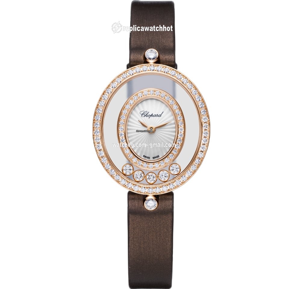 Chopard Happy Diamonds Womens watch Quartz Rose gold 204292-5301 2