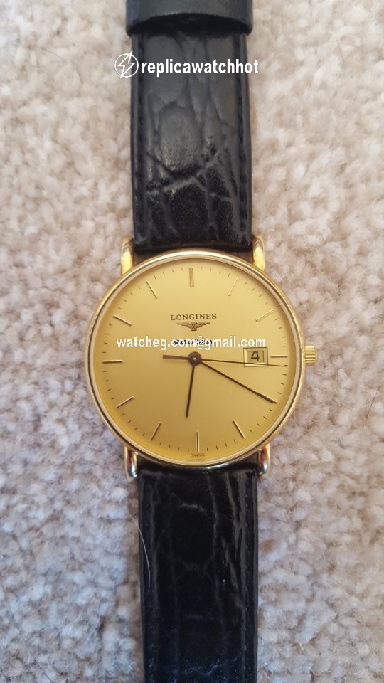 Longines Presence Mens watch Unisex Quartz Yellow gold L4.743.6 2